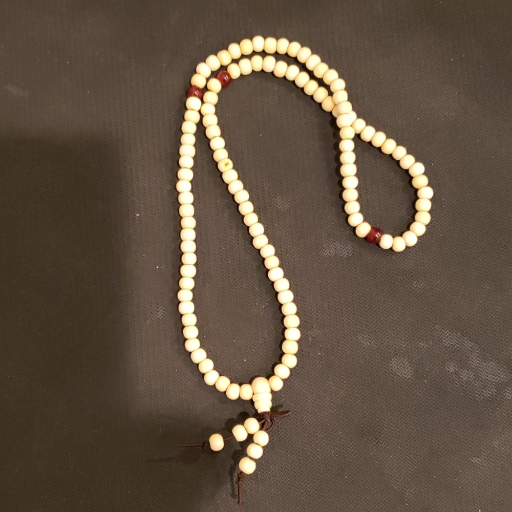 NEW TIBETAN BUDDHIST PRAYER BEADS NECKLACE